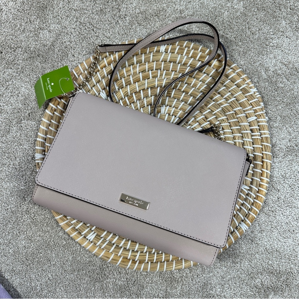 NWT Kate Spade Tilden Place Alek Crossbody Bag Soft Saffiano Leather Plum Dawn